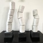 ACCUMULATION #2 #3 #4 marmer / hardsteen | ca 30 x 8 cm | 2025